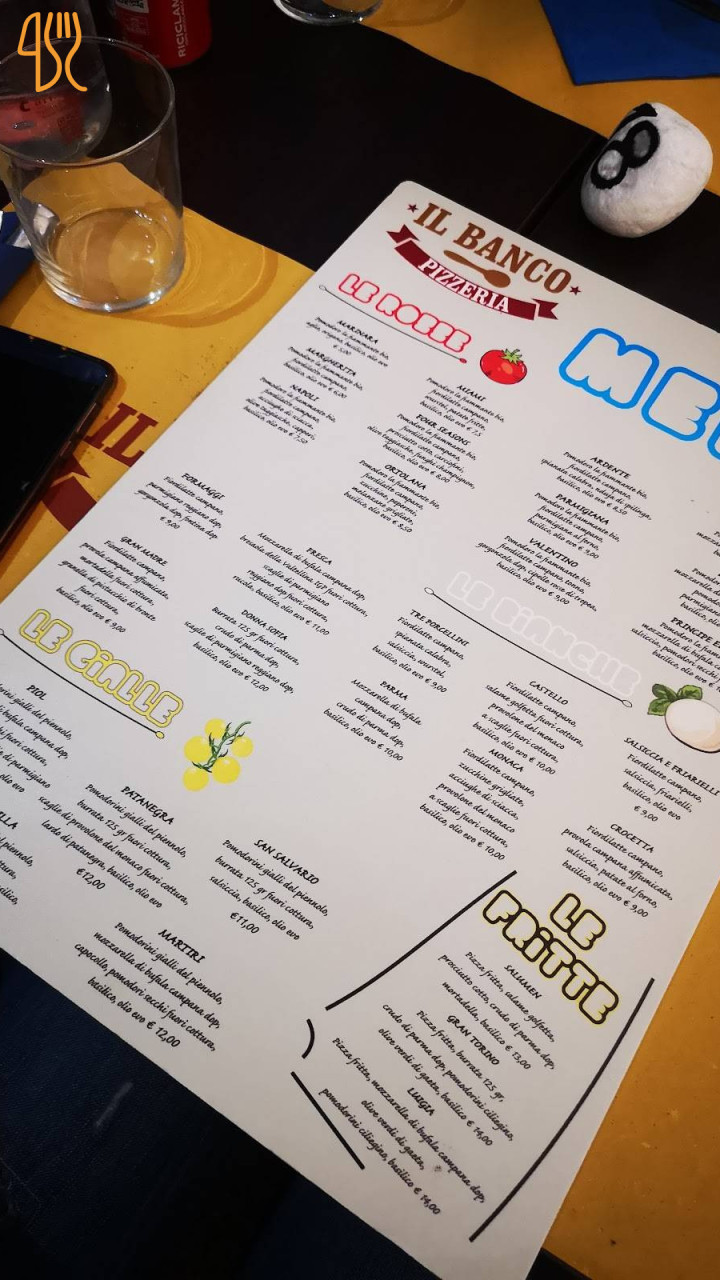 Santa Catrina Menu