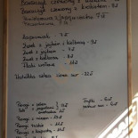 Ogrodowa Menu