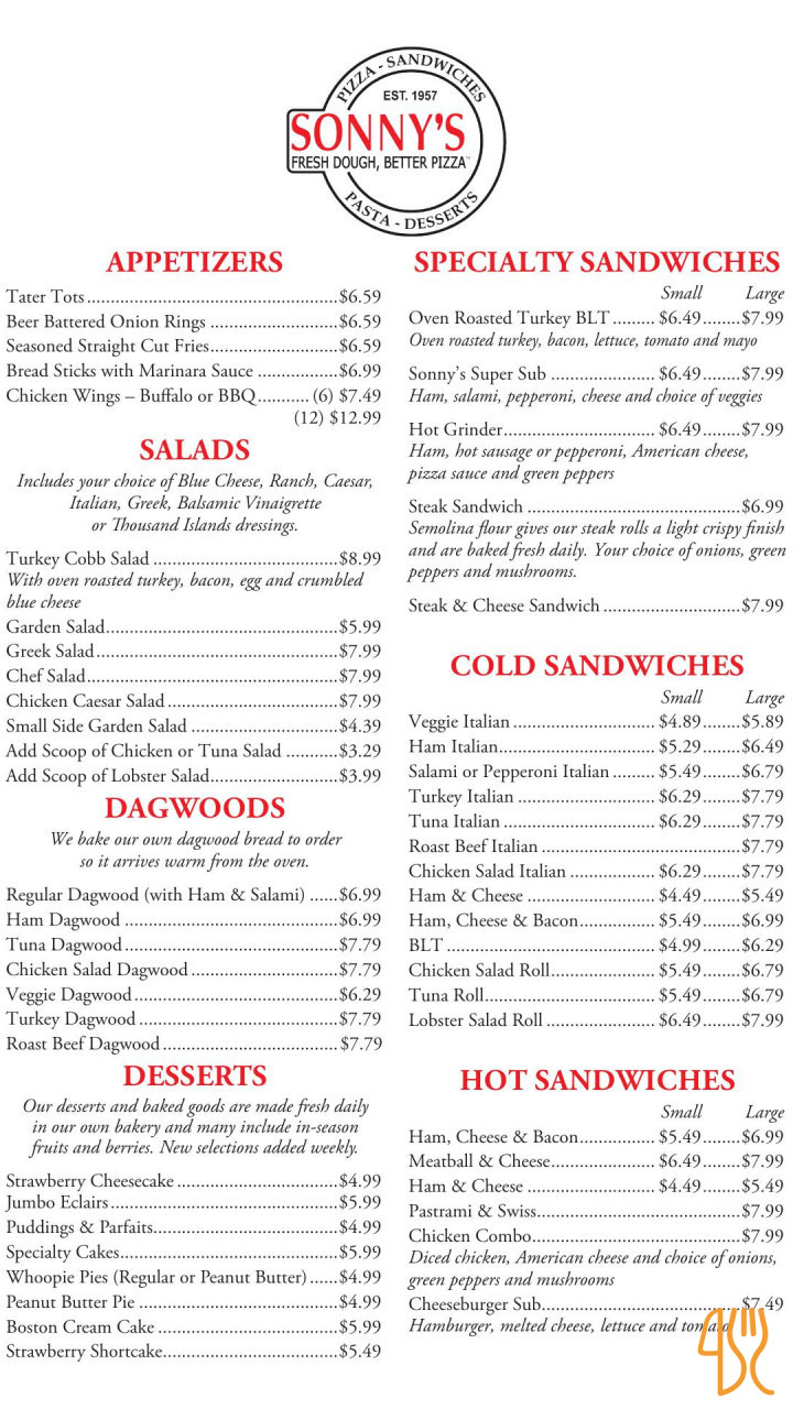 Smażalnia Ryb U Irenki Menu