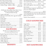 Smażalnia Ryb U Irenki Menu