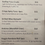 Mały Stolik Bistro Menu