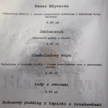 Stary Młyn Menu