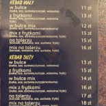 Kebab Alhambra Carta