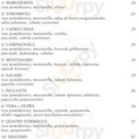 Al Vecchio Forno Menu