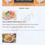 The Curry Of India Menu