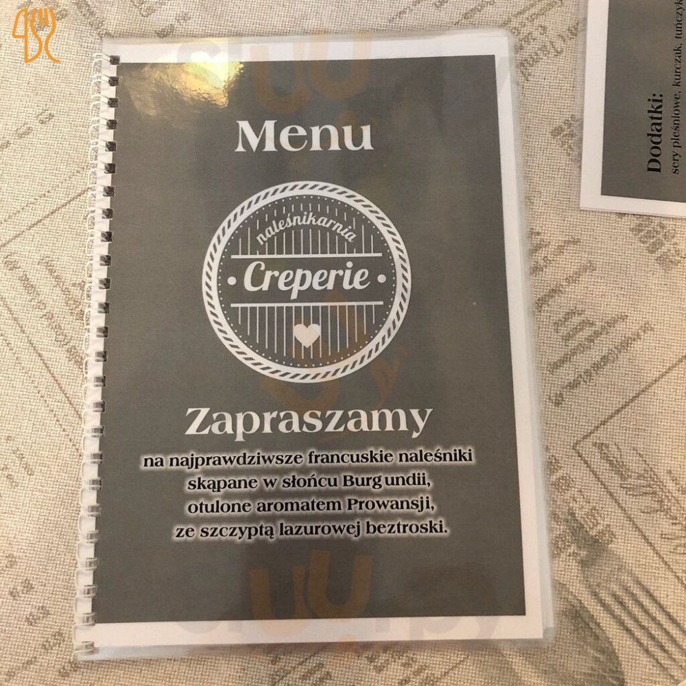 Naleśnikarnia Creperie Menu