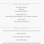 Avocado Menu