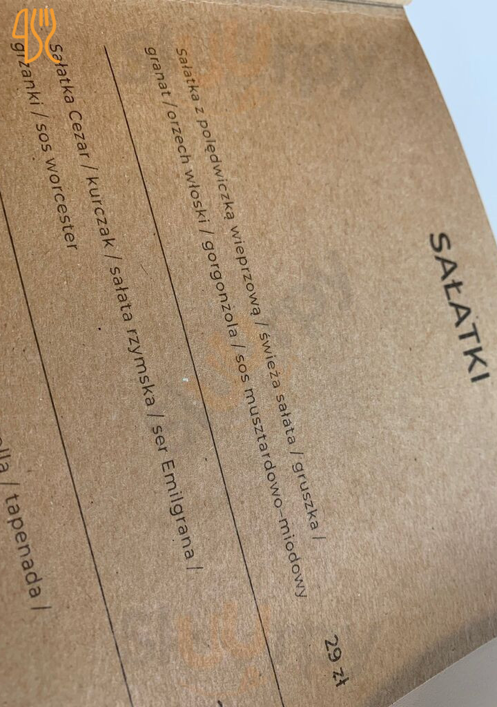 Pesto Menu