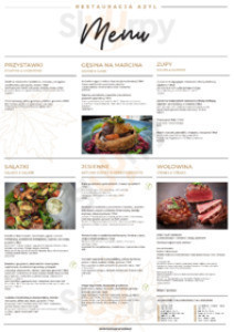 Hotelu Azyl Menu