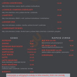 Iron Dog Cafe Bistro Menu