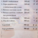 Restauracja Bar Smakosz Menu