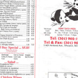 Azjatycki Minh Minh Menu
