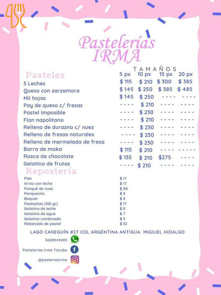 Dzikie Wino Menu