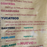 Sushi Menu