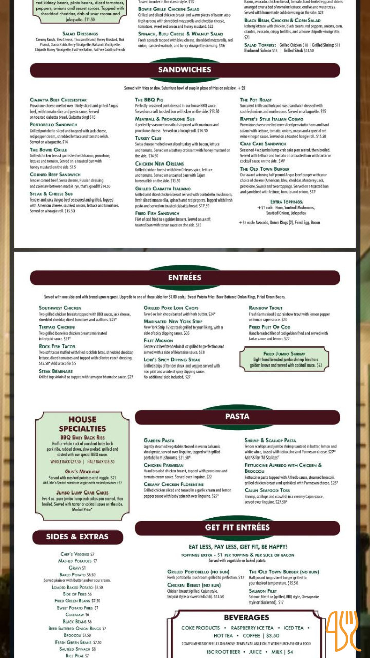 Naleśniki I Serniki Menu