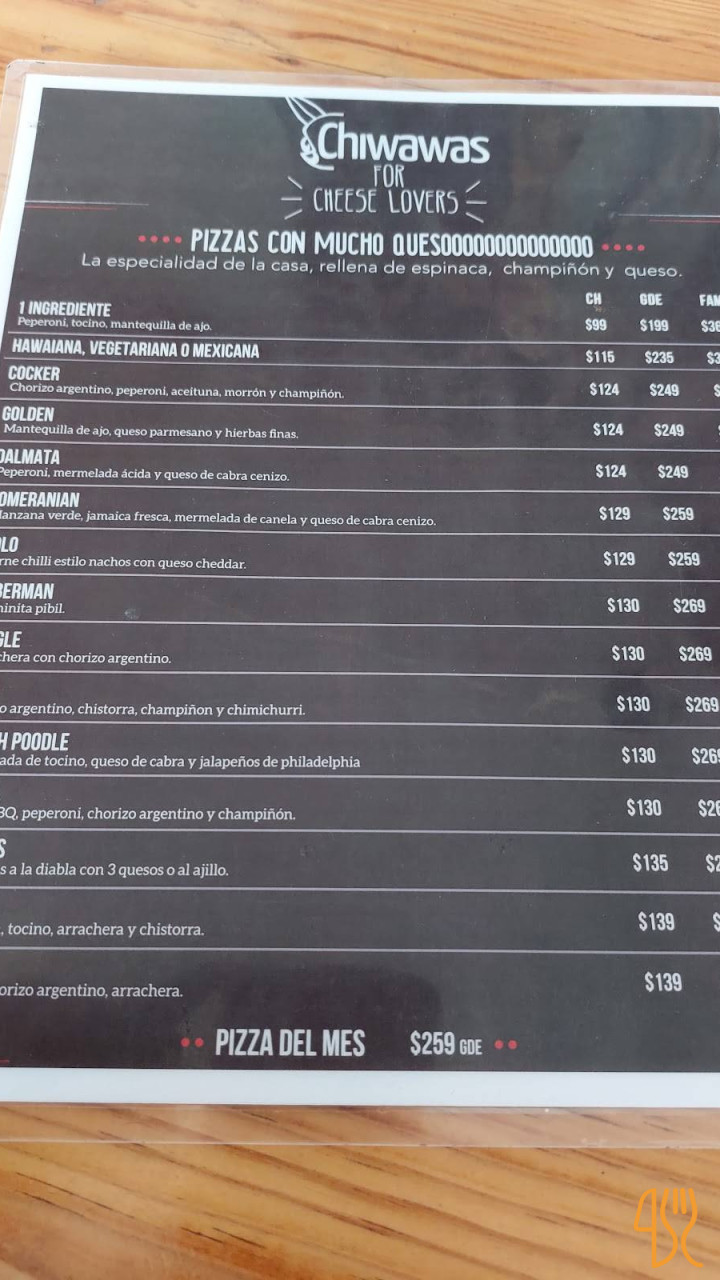 Da Grasso Menu