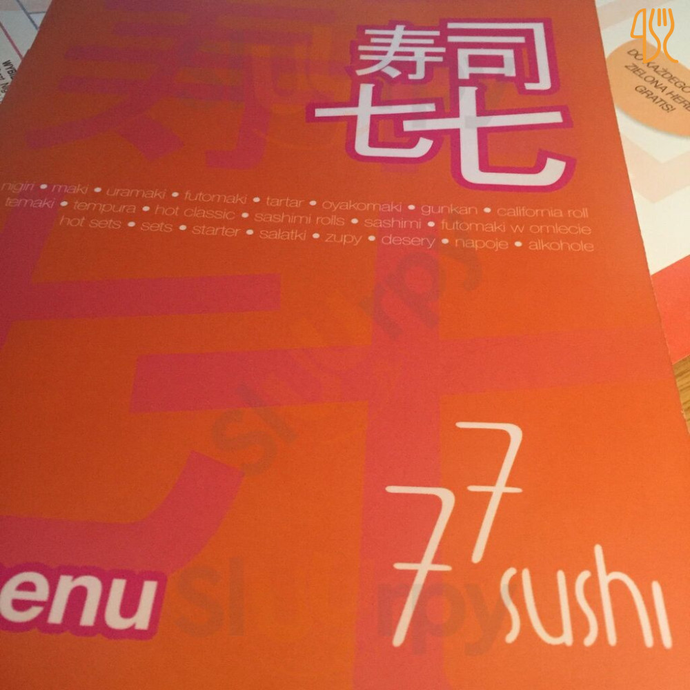 Sushi King Menu