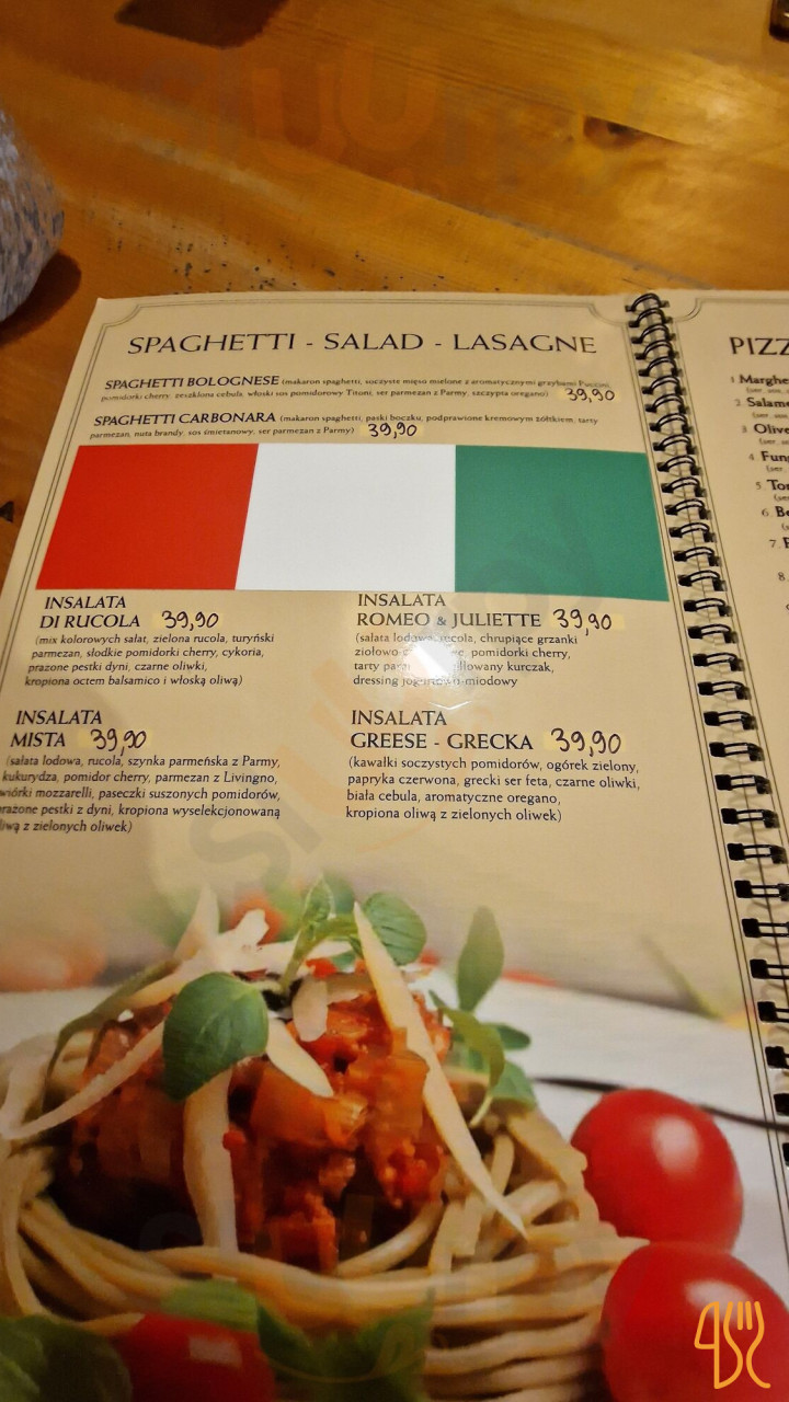 Pod Teznia Menu