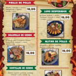 Rancho Mexico Tacos Menu