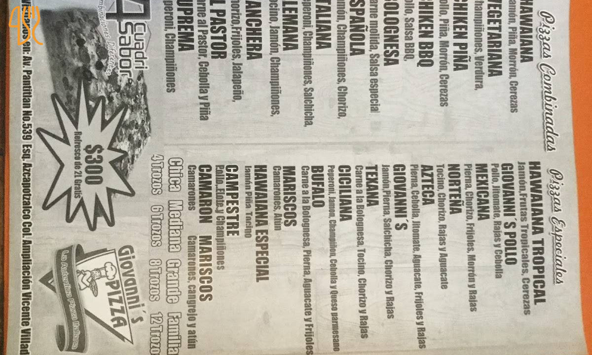 Megami Sushi Japanese Thai Menu