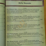 Karczma Na Kamiencu Menu