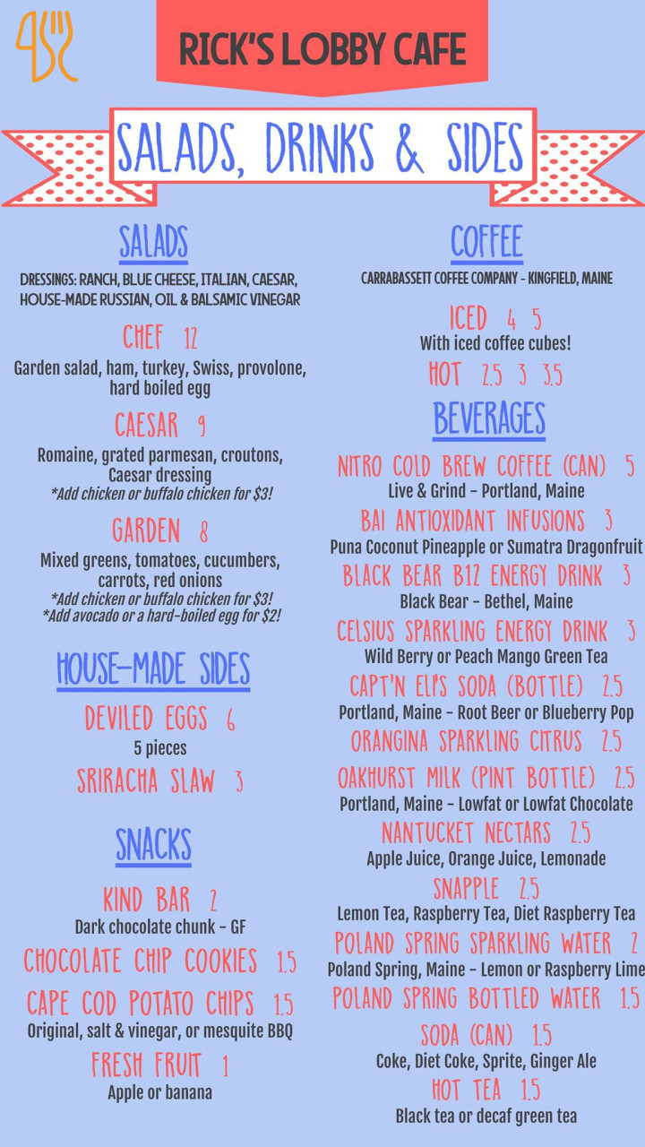 Tutto Pizza Menu