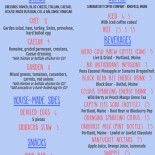 Tutto Pizza Menu
