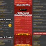 Maricruz Mission Burrito Menu