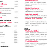 Toscana Menu