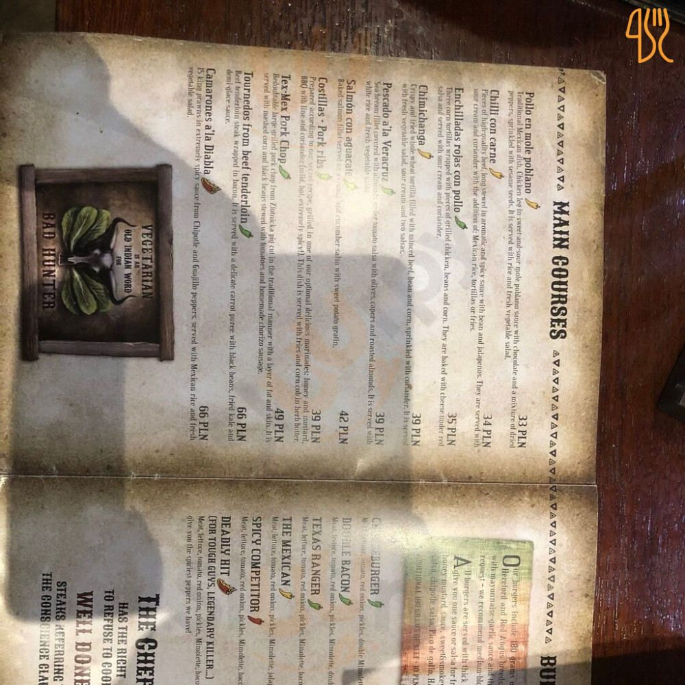 Loco Mexicano Menu