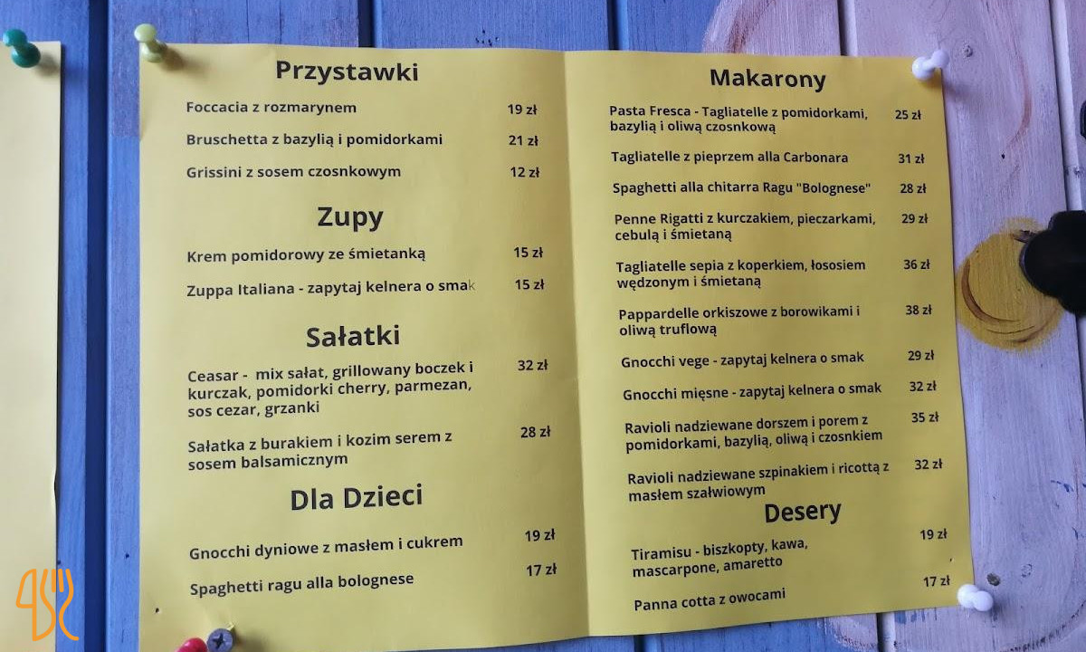 Pizzeria Corleone Menu