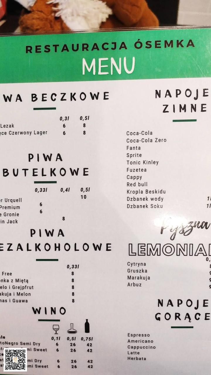Pphu Biebrza Gramacki Dariusz Menu