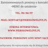 Pierogowe Love Menu