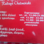 Malgorzata Sobota Pizzeria Goya Firma Uslugowo Handlowa Menu