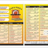 Papa Pizza Menu
