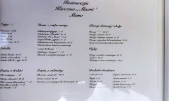 Karczma Misoni Carte