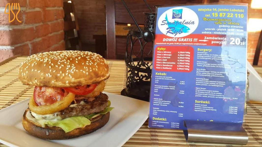 Smażalnia Ryb/ Gigant Pizza Menu