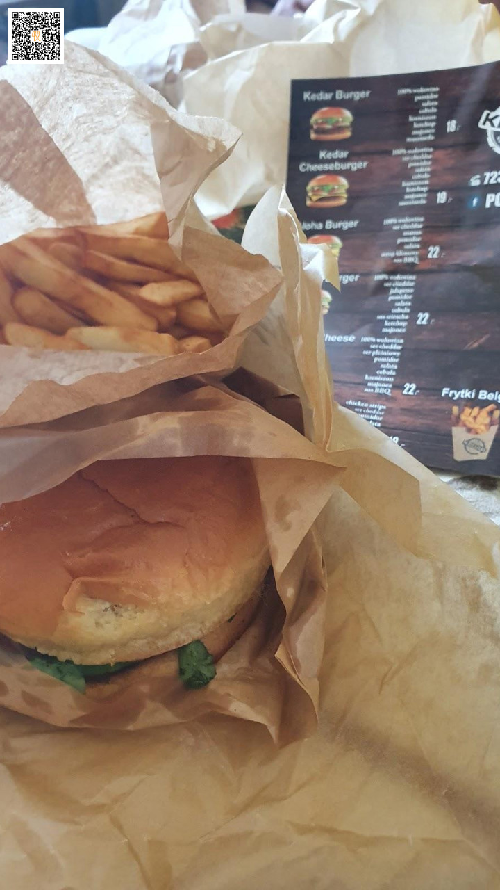 American Street Food Chełm Burgery Menu