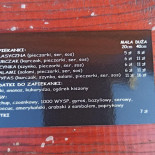 Zajazd Złoty Bażant Menu