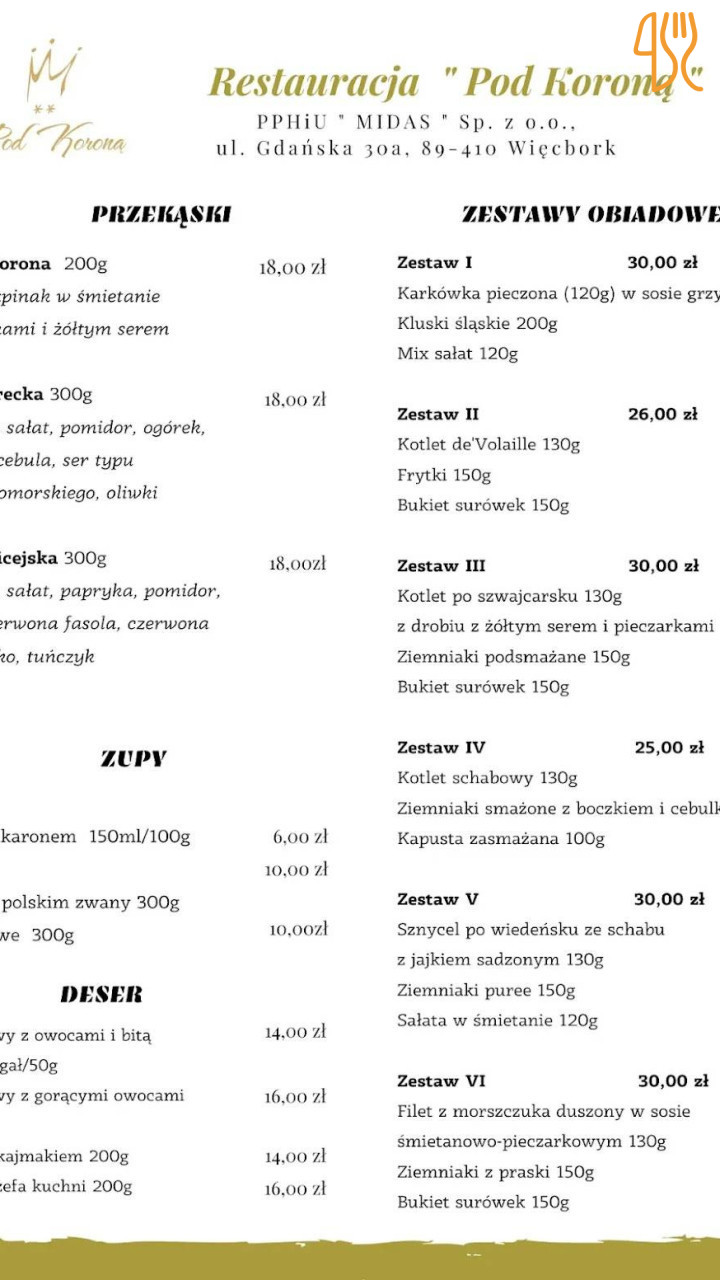Karpatka Sp. Z O.o. Menu