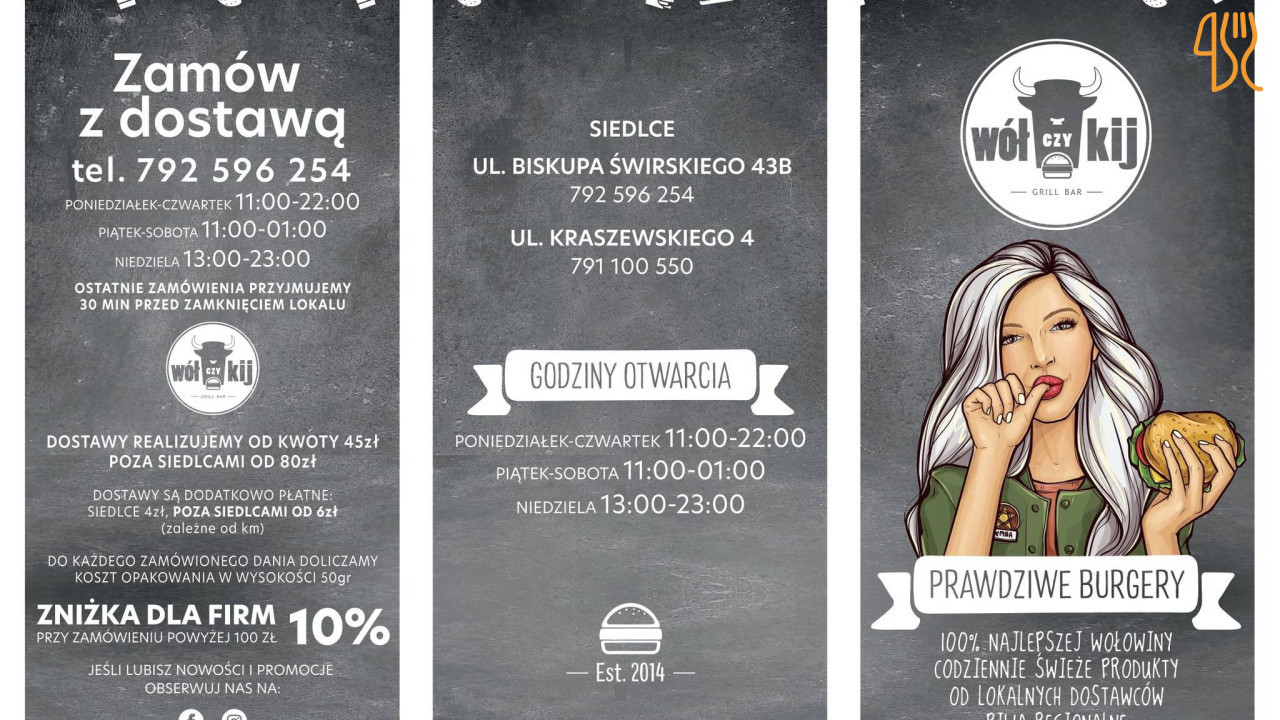 Rossa Menu