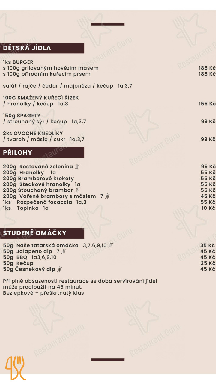 Pizzeria Roma Menu