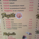 Pizza Rafaello Menu