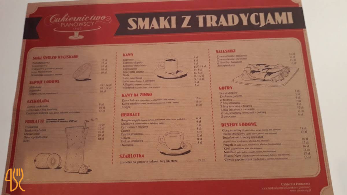 Dolce Vita Menu