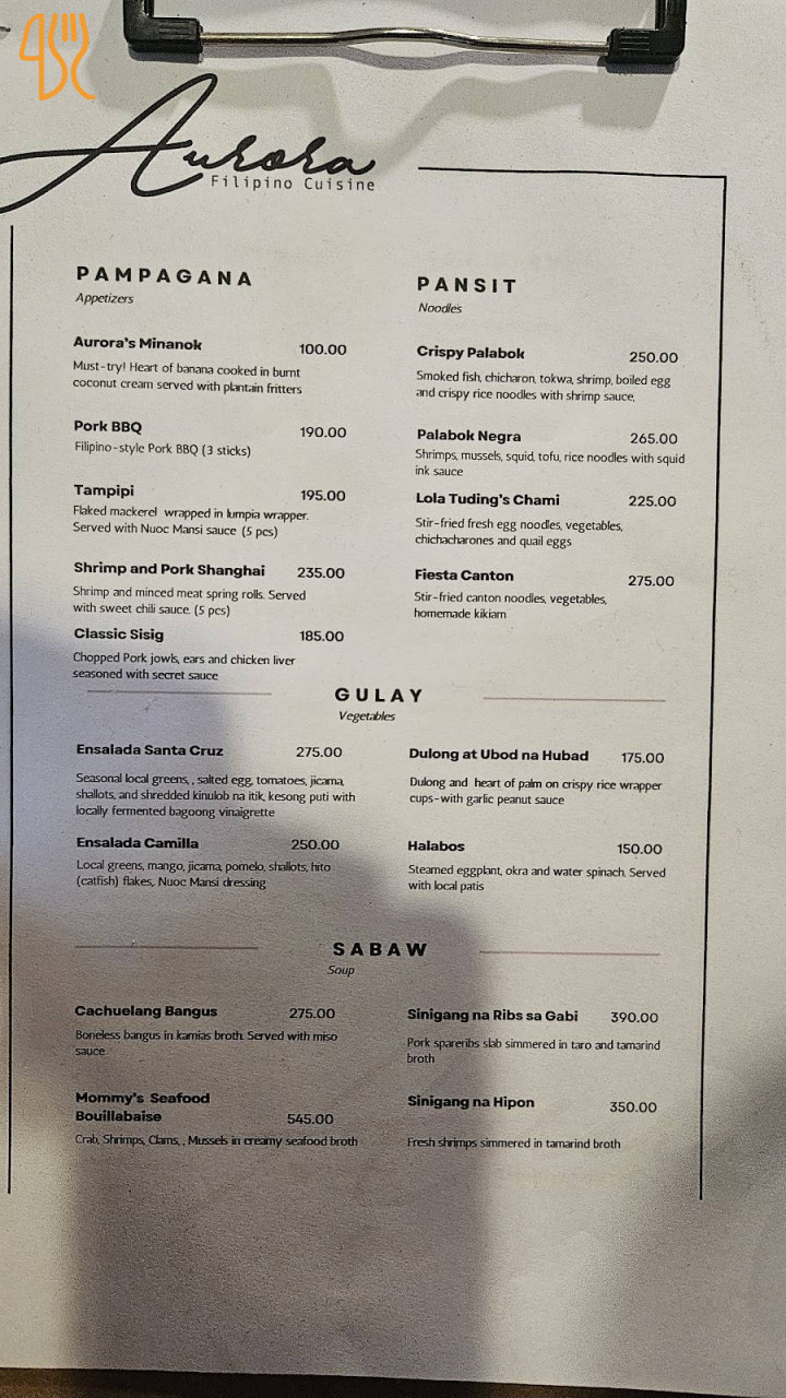 Rock Roll American Bistro Menu