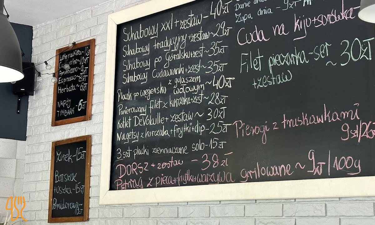 Bistro Cudawianki Anna Ryba Menu