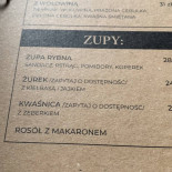 Pstrągarnia Rózin - Restauracja Menu
