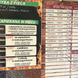 Smażalnia I Wędzarnia Ryb Pod Winogronami Menu