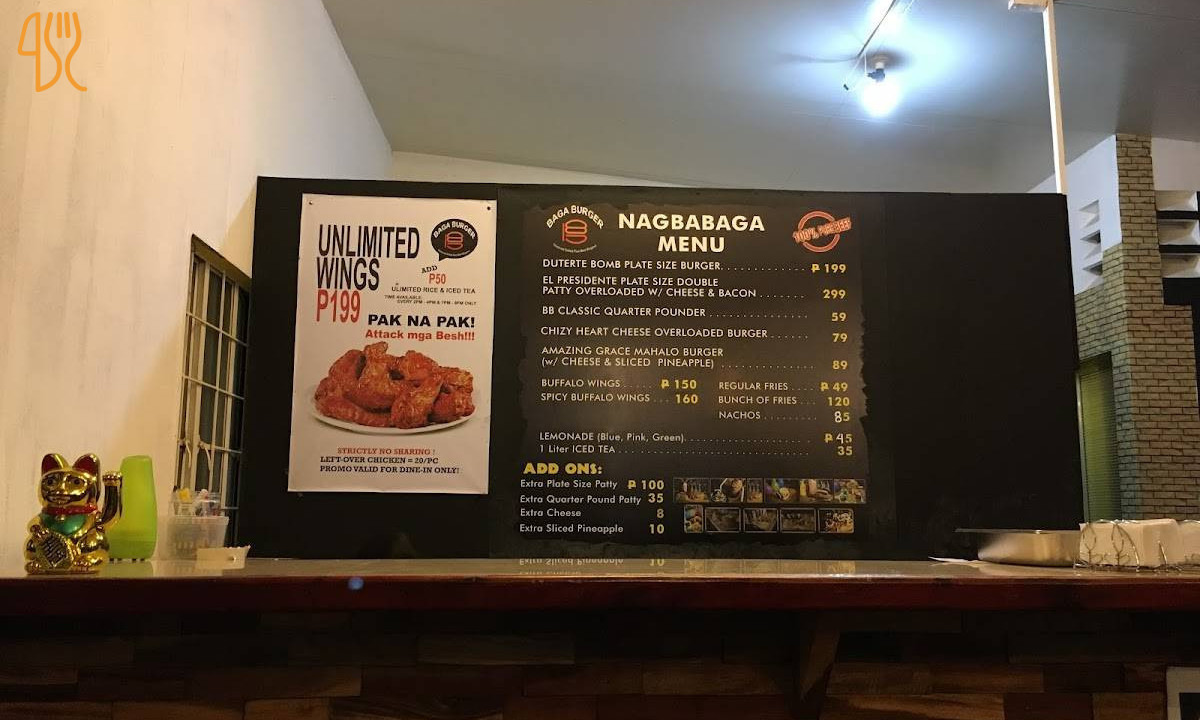 Parkowe Zacisze Menu