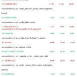 Pizzeria Pico Bello Menu